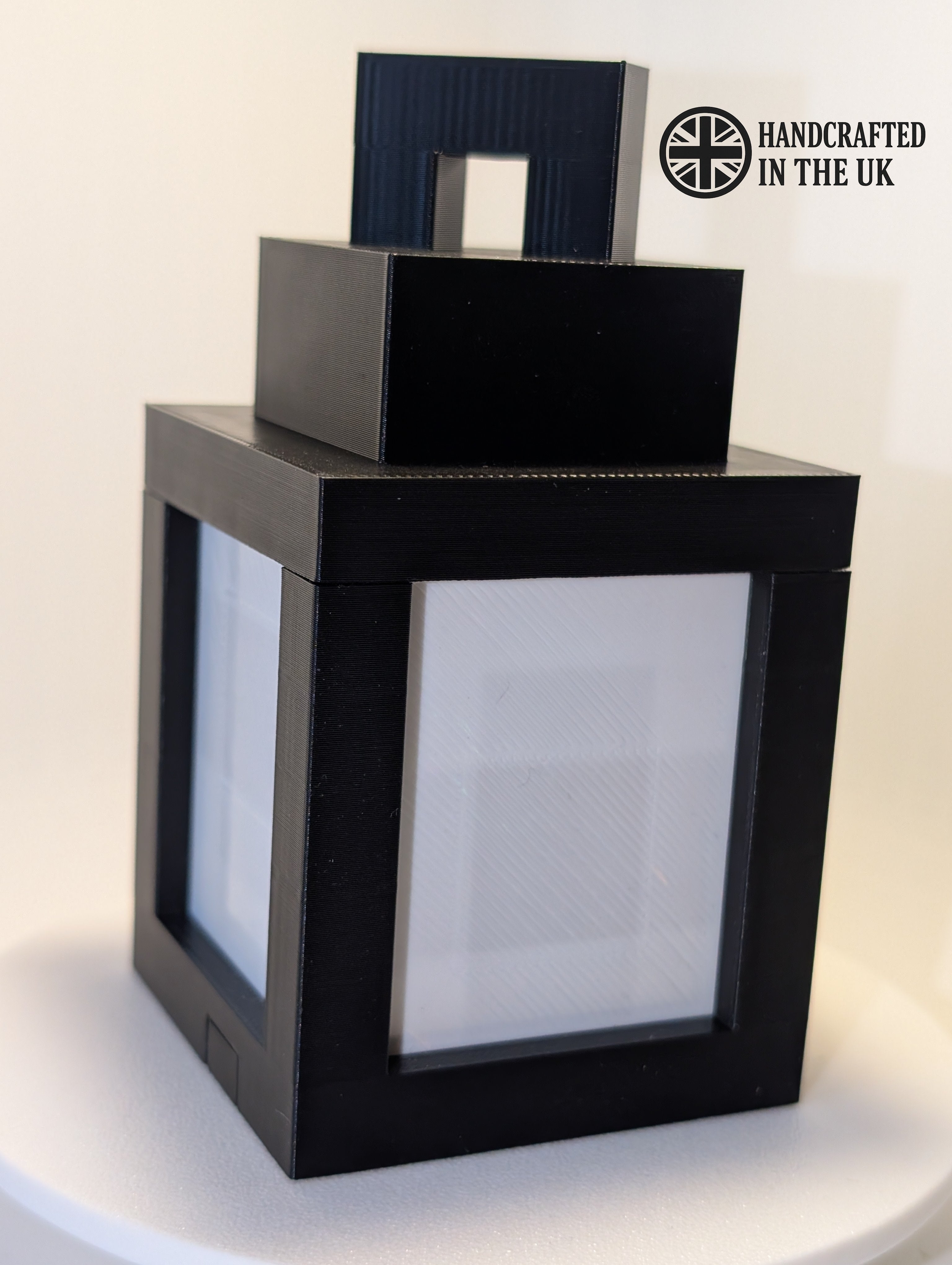 Personalized Minecraft-Style Lithophane Lantern – Custom Photo Gift