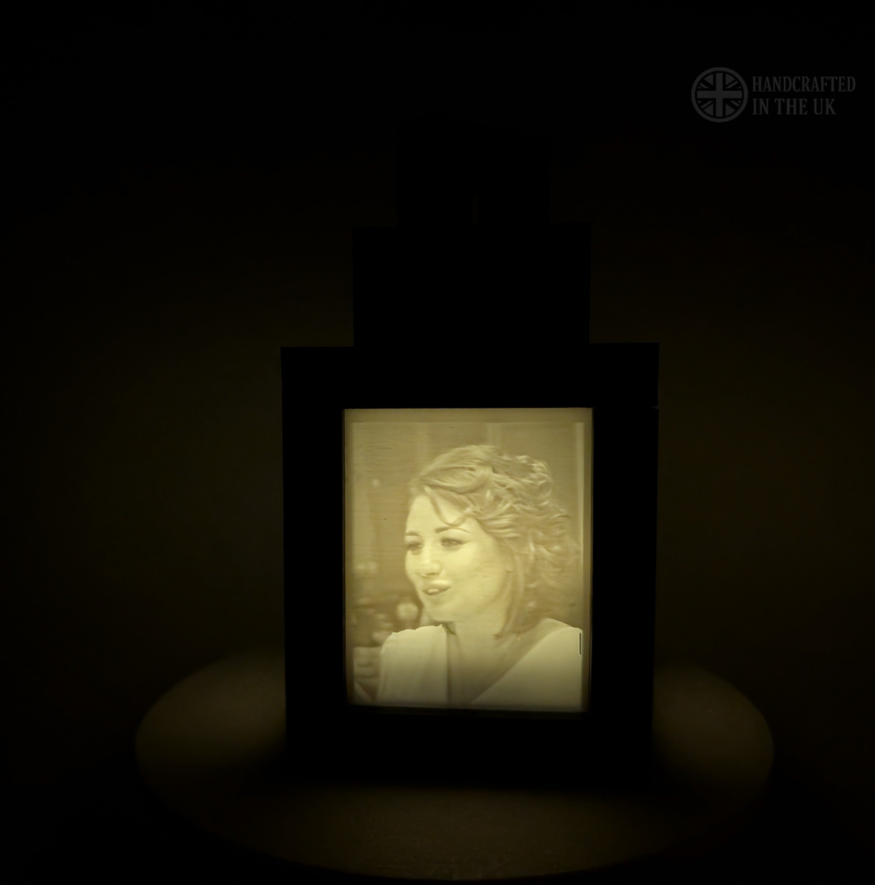 Personalized Minecraft-Style Lithophane Lantern – Custom Photo Gift