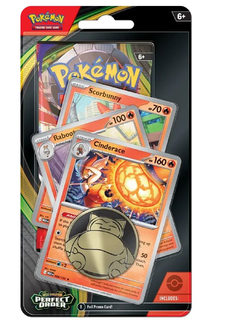 Pokémon TCG: Perfect Order – Premium Checklane Blister (Cinderace)
