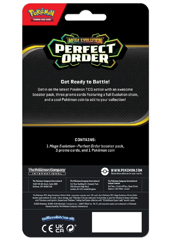 Pokémon TCG: Perfect Order – Premium Checklane Blister (Cinderace)