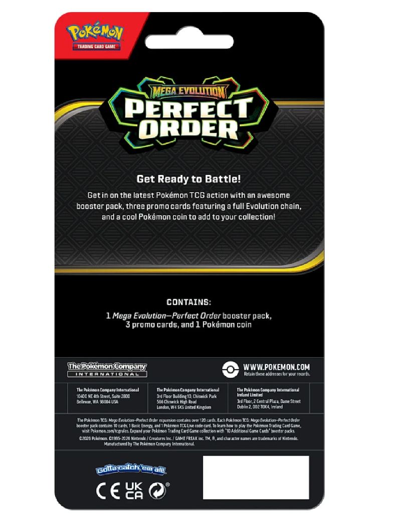 Pokémon TCG: Perfect Order – Checklane Blister (Meganium)