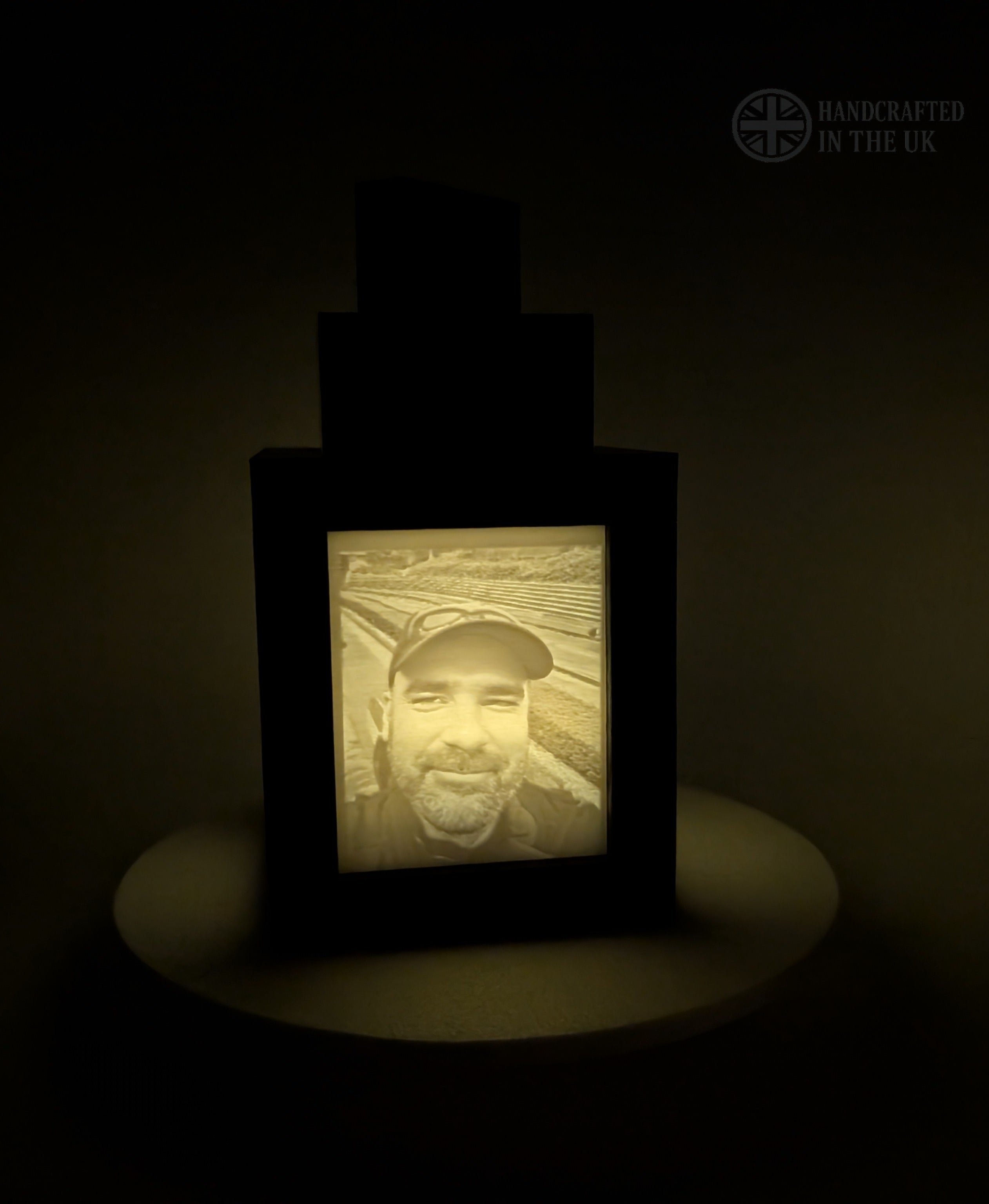 Personalized Minecraft-Style Lithophane Lantern – Custom Photo Gift
