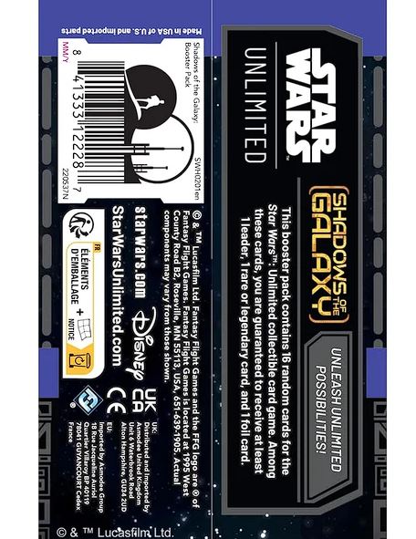 Star Wars: Unlimited – Shadows of the Galaxy Booster Pack
